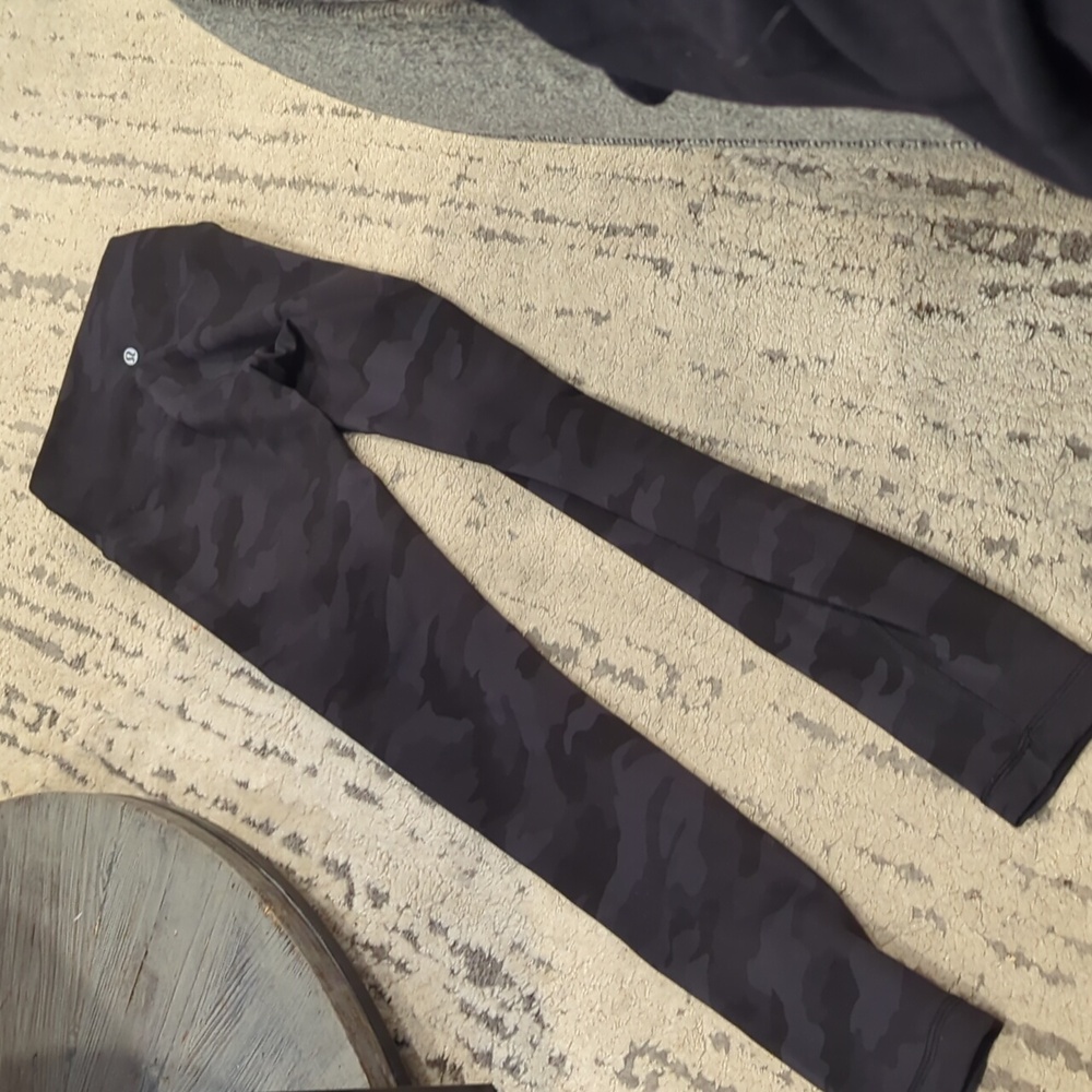 Lululemon Wunder Train High-Rise Tight 28"Heritage 365 Camo Deep Coal Multi - Picture 8 of 11